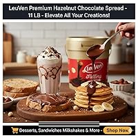 Vista 3 de LeuVen Sabor para untar 11 libras (chocolate premuim con avellana)