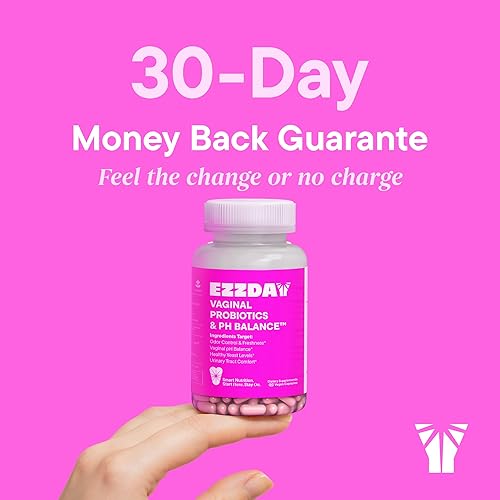 Miniatura 9 de Probióticos vaginales y equilibrio de pH  Suplemento probiótico Flora-Focus de 10 cepas + mezcla botánica de Urosync, alivio del olor y la picazón,