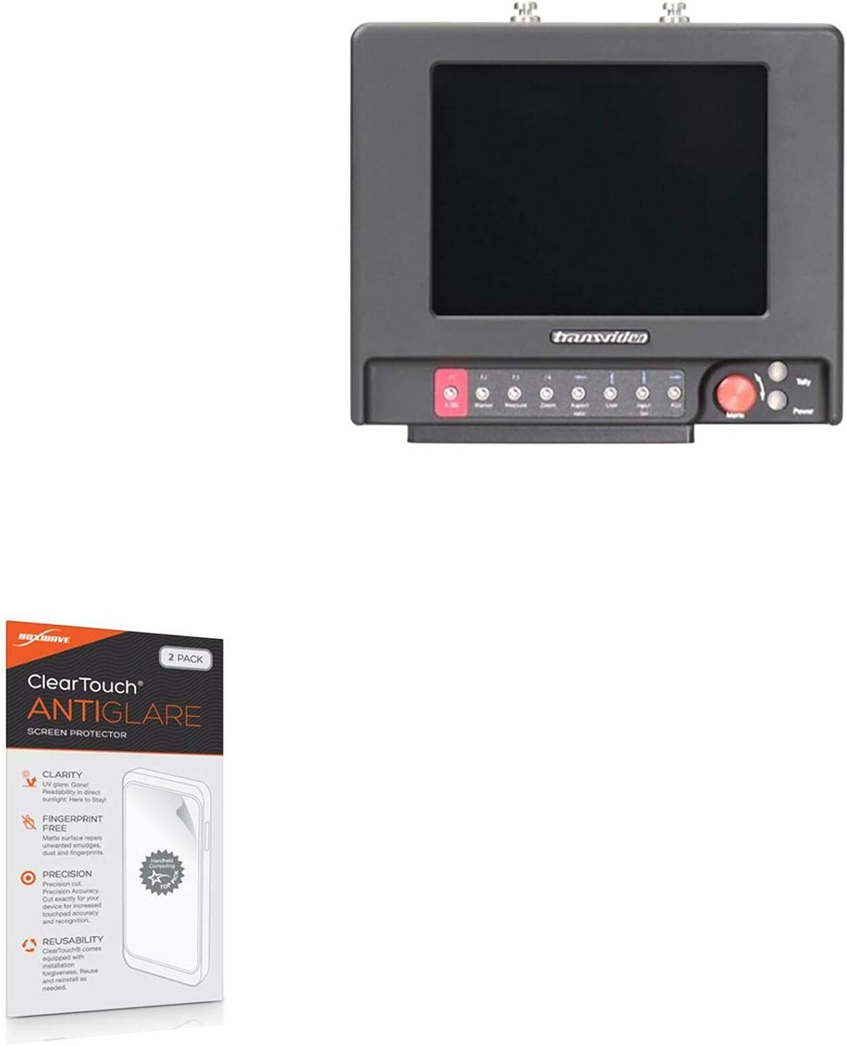 BoxWave Screen Protector Compatible with ARRI Transvideo 6" CineMonitorHD6 X - ClearTouch Anti-Glare (2-Pack), Anti-Fingerprint Matte Film Skin
