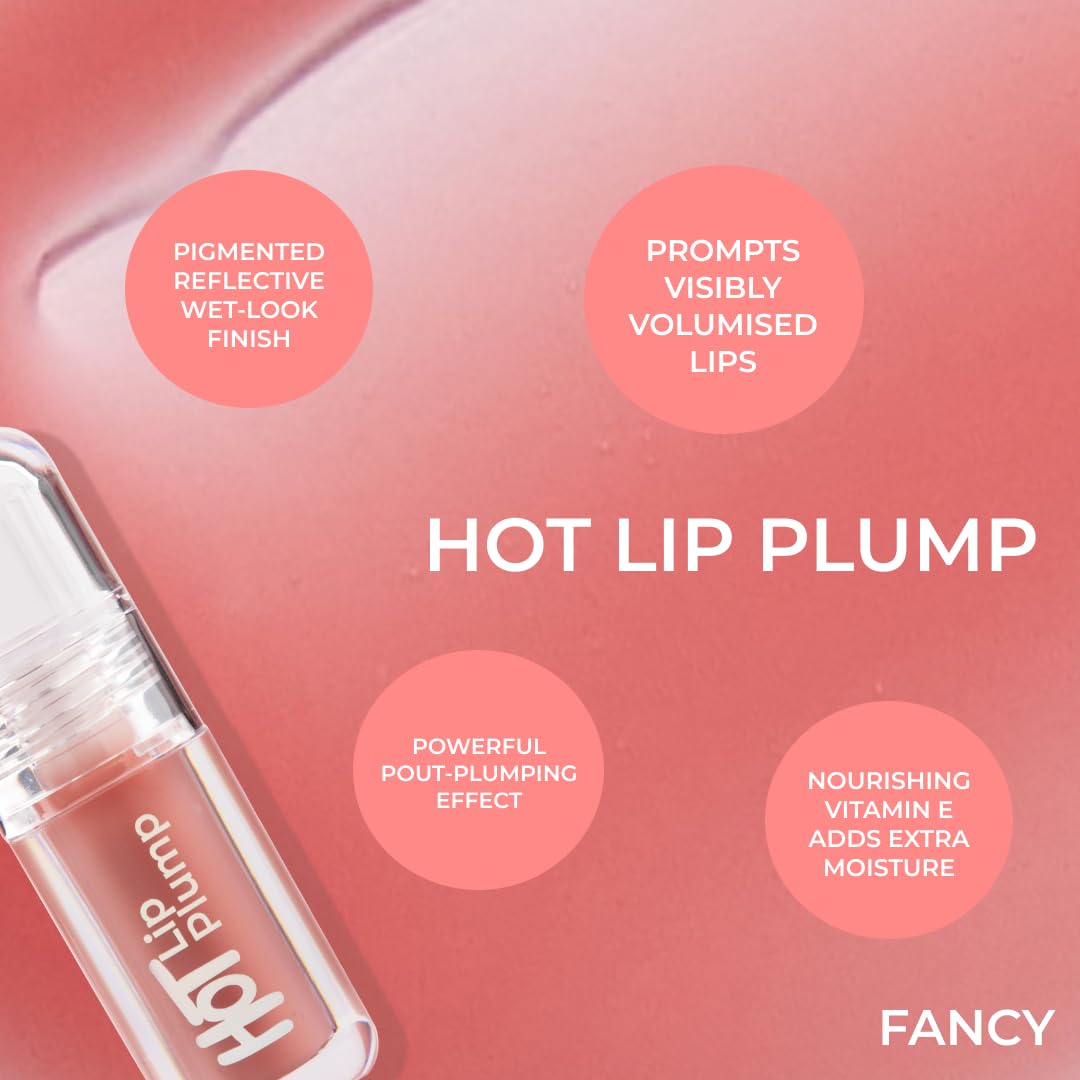 Amazon.com : MCoBeauty Hot Lip Plump Gloss Fancy - Nude Plumping