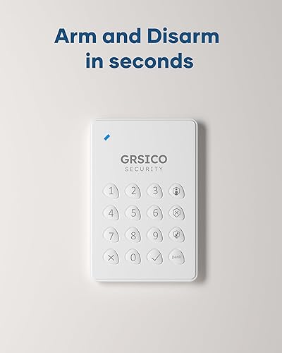 Miniatura 6 de Sistema de alarma inalámbrico para el hogar, kit de 15 piezas, sistema de alarma WiFi para seguridad del hogar con alerta de aplicación de teléfono