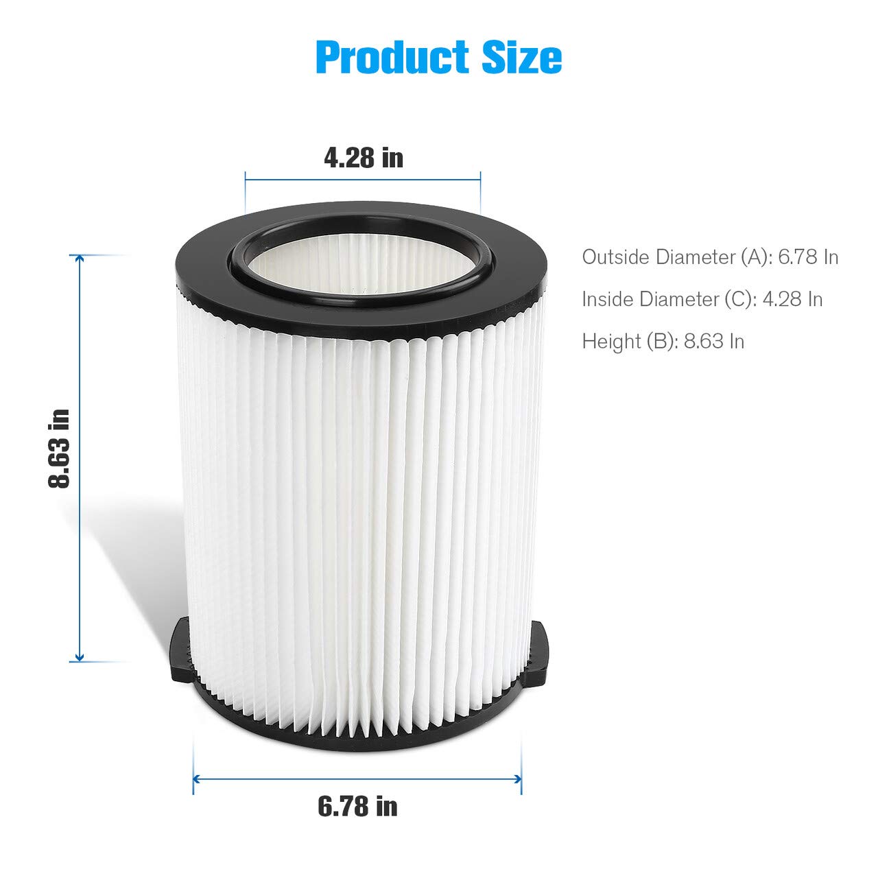 Housmile VF4000 Shop Vac Filters 