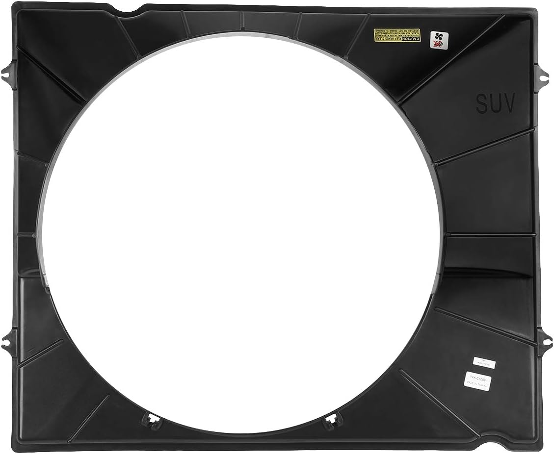 DNA MOTORING OEM-RF-0288 Estilo de Fábrica Ventilador de Refrigeración de la Cubierta del Ventilador de Radiador Eficiencia de Refrigeración