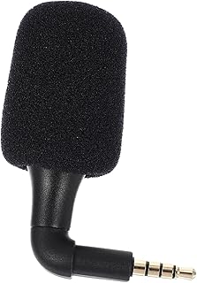 FAVOMOTO Filming Recording Microphone Phone Microphone Handheld Microphone Kid Microphone Hand Microphone Wireless Plug Phone Small Mic Singing Supplies Miniature Cellphone Microphone Wheat