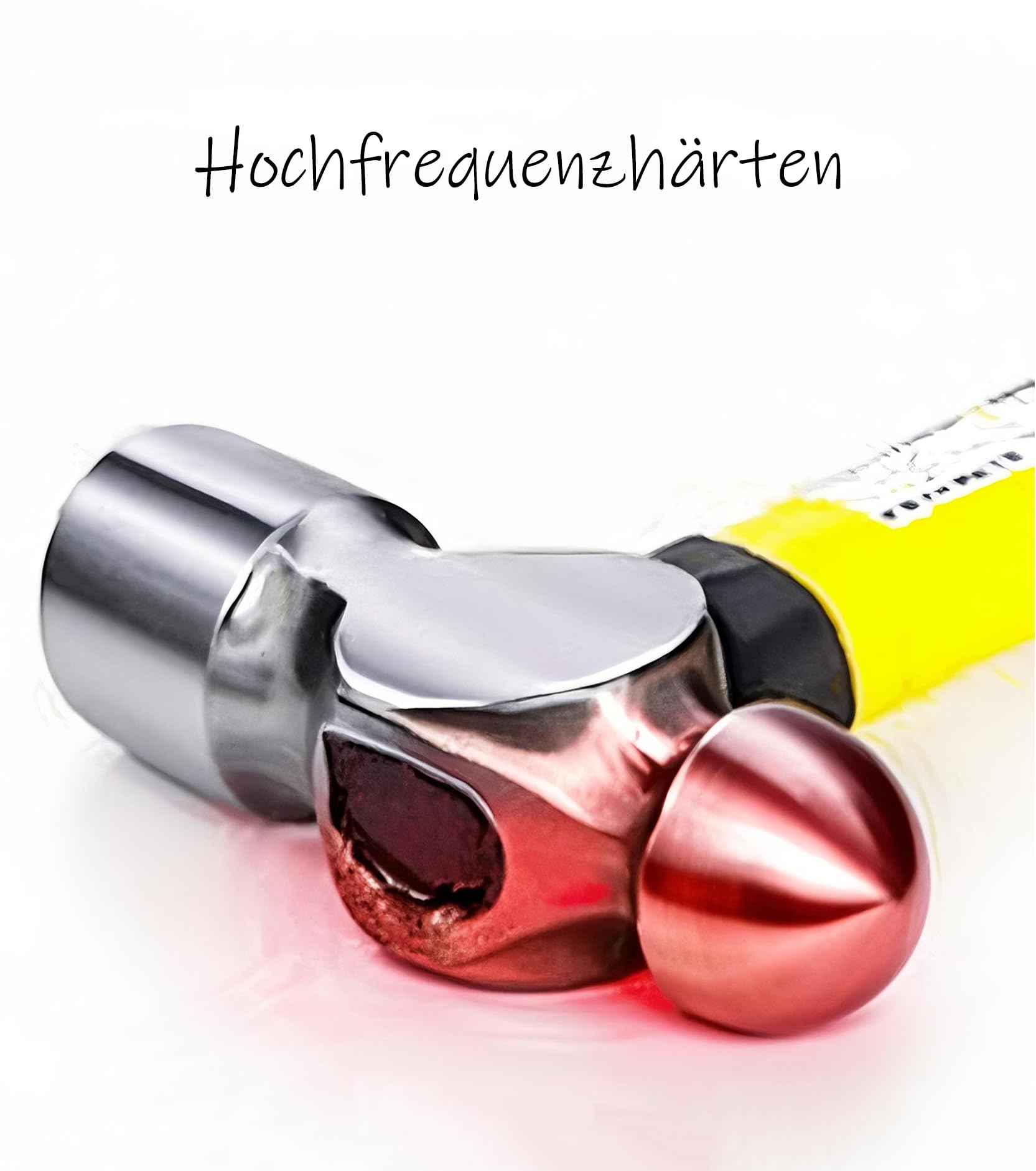 Kugelhammer 220g,Anti-Vibration,Rostschutz,Stoßdämpfender Kunststoffgriff.