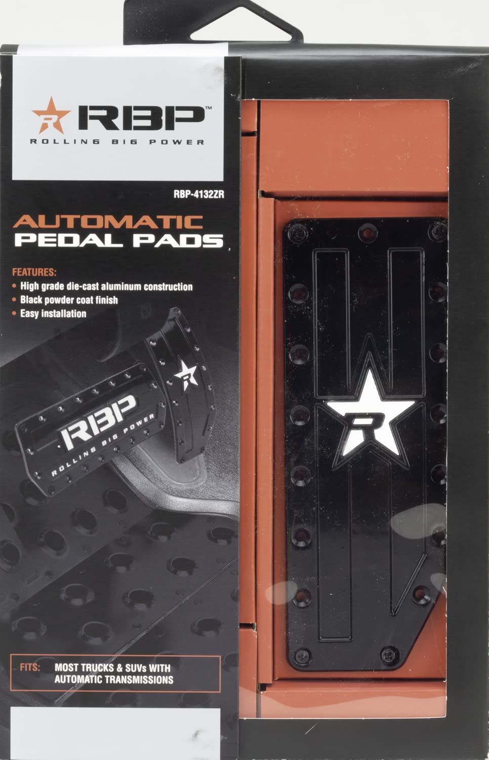 Amazon | RBP RBP-4132ZR ブラックアルミニウム自動ガスブレーキペダル