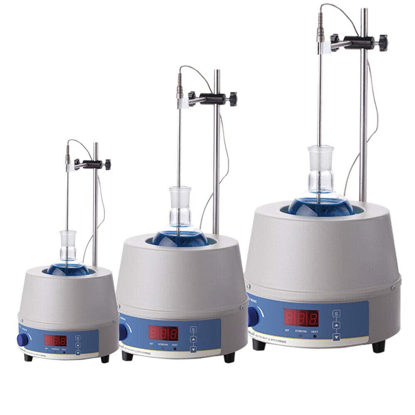 Cyfrowy płaszcz grzewczy z termostatem – 500 ml podgrzewacz laboratoryjny i mieszadło magnetyczne, precyzyjny sprzęt do ogrzewania i mieszania cieczy do użytku naukowego