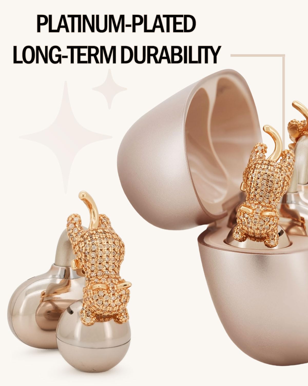 Amazon.com: Cute Cat Dangle Charms for Huawei FreeClip Wireless