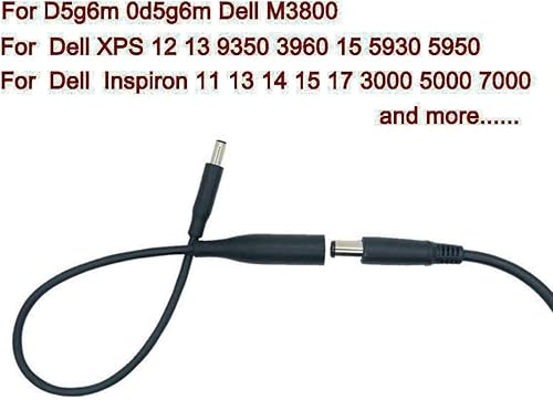 Miniatura 3 de Cable convertidor adaptador de punta de 7,4 a 0.177 in para Dell D5g6m 0d5g6m M3800 XPS 12 13 9350 3960 15 5930 5950 Inspiron 11 13 14 15 17 3000