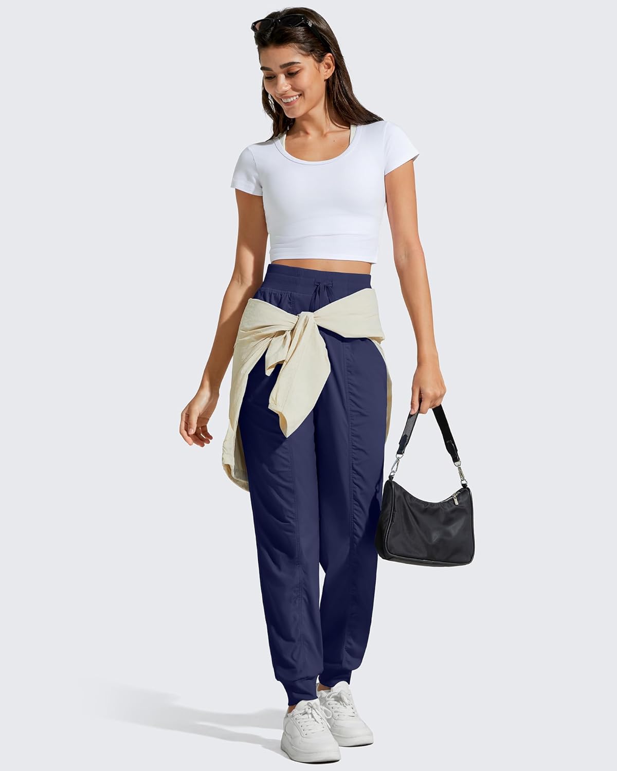 G4Free Women's Joggers with Pockets Lightweight Track Pants Drawstring Workout Casual Pants Athletic Travel - Image 7