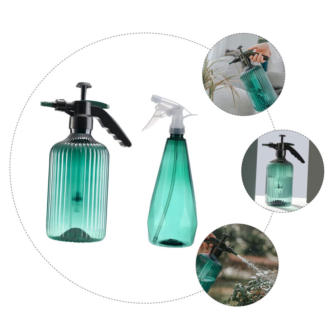 Sosoport 4pièces Arrosoir Portable Outils De Jardinage pour Arrosage De Plantes Intérieures Et Extérieures Résistant Et Facile à Nettoyer Couleur Éclatante pour Jardinage Et