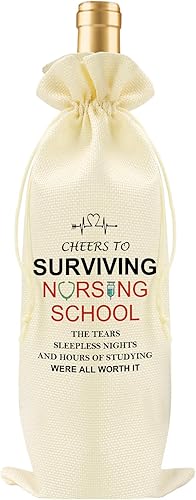 Regalos de graduación de escuela de enfermería para mujeres que sobreviven a la escuela de enfermería, decoraciones de graduación, decoración de