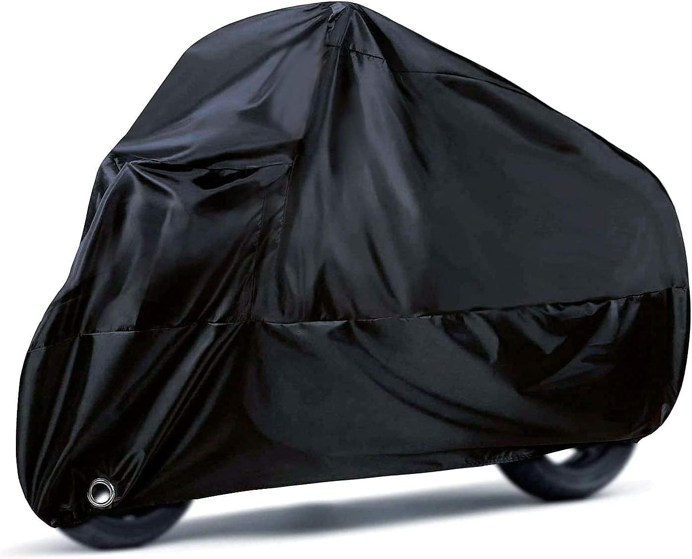 Motorcycle Cover, Comius Sharp 190T Waterproof Motorcycle Covers with Lock Holes, Anti-Dust Rain UV Inner Protection Covers with Storage Bag, 245 x 105 x 125 cm