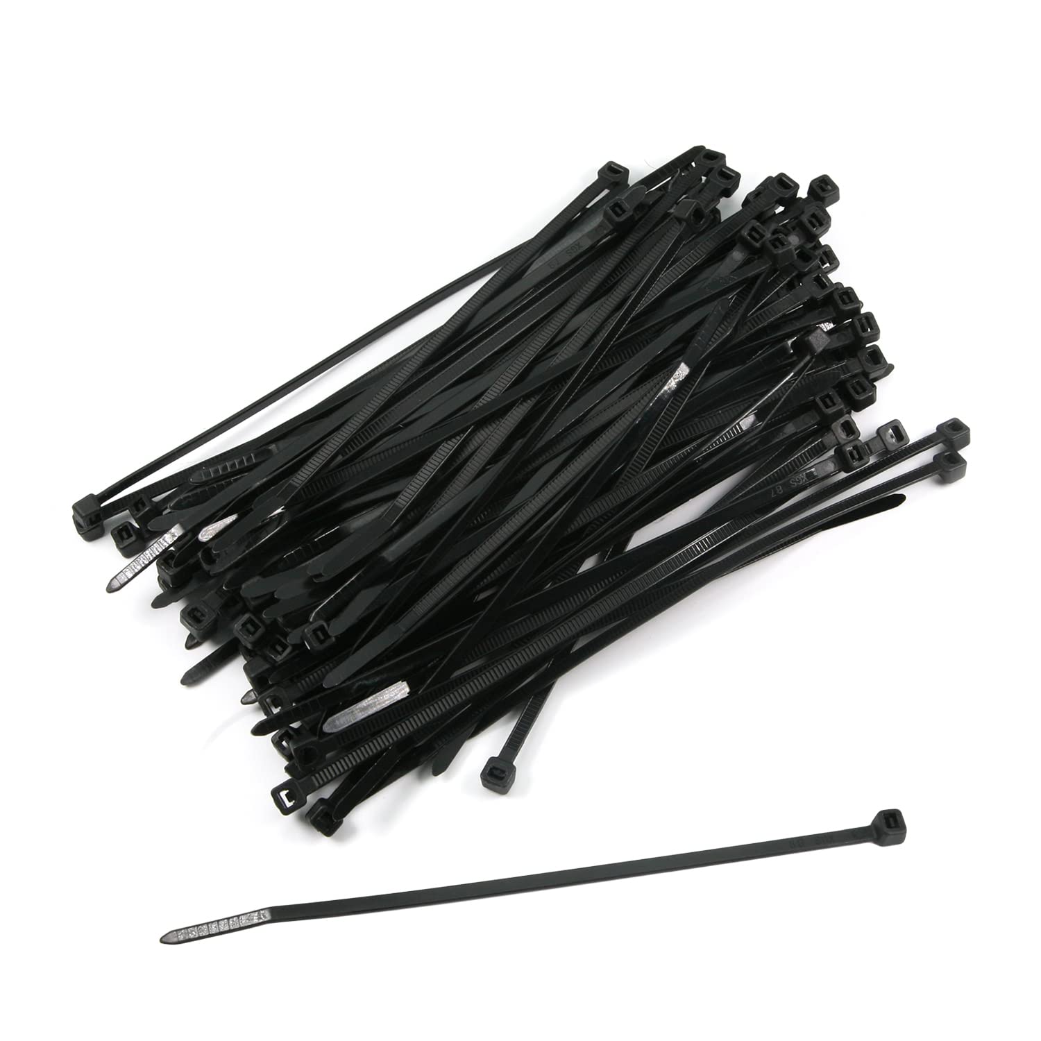 MroMax Fascette Fermacavi In Nylon 15x1,5 Cm (150 Pz) – Autobloccanti, Nere, Resistenti, Per Organizzare Cavi In Casa, Ufficio E Garage