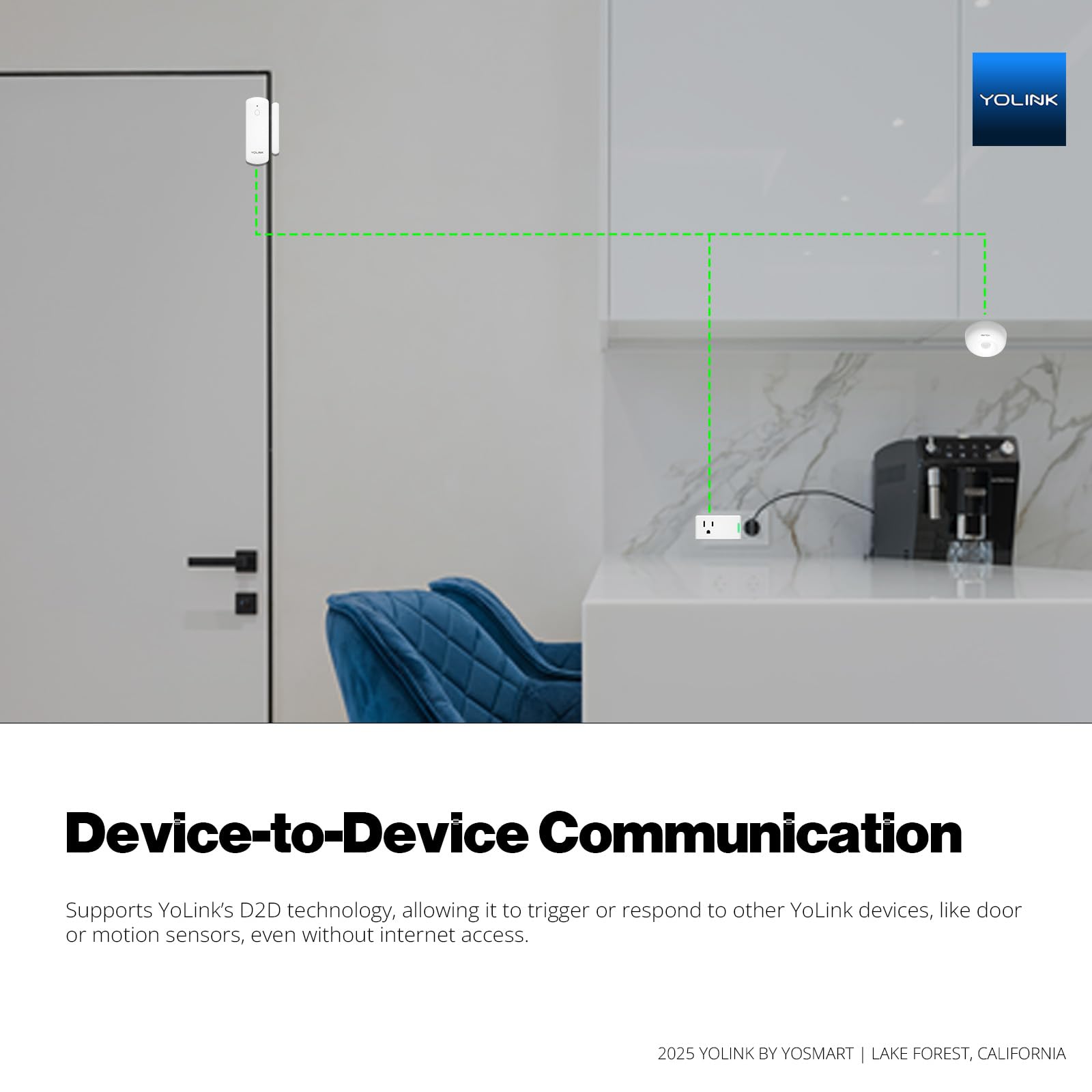 YoLink Smart Energy Plug 15A 2 Pack LoRa Control up to 1 4 Mile High-Power Appliances Cylce Timer — view 9