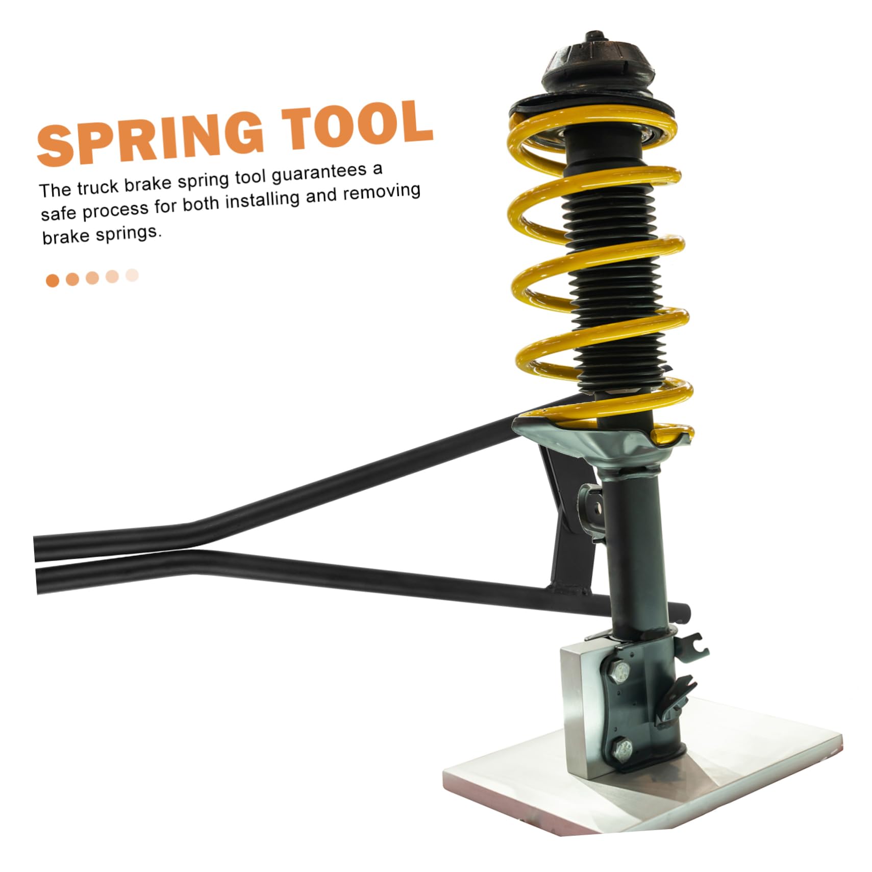 TOPBATHY Utensile per Freno Pesante Strumento per Perno Ancoraggio Installatore per Autocarri Compatto e Portatile per Meccanico
