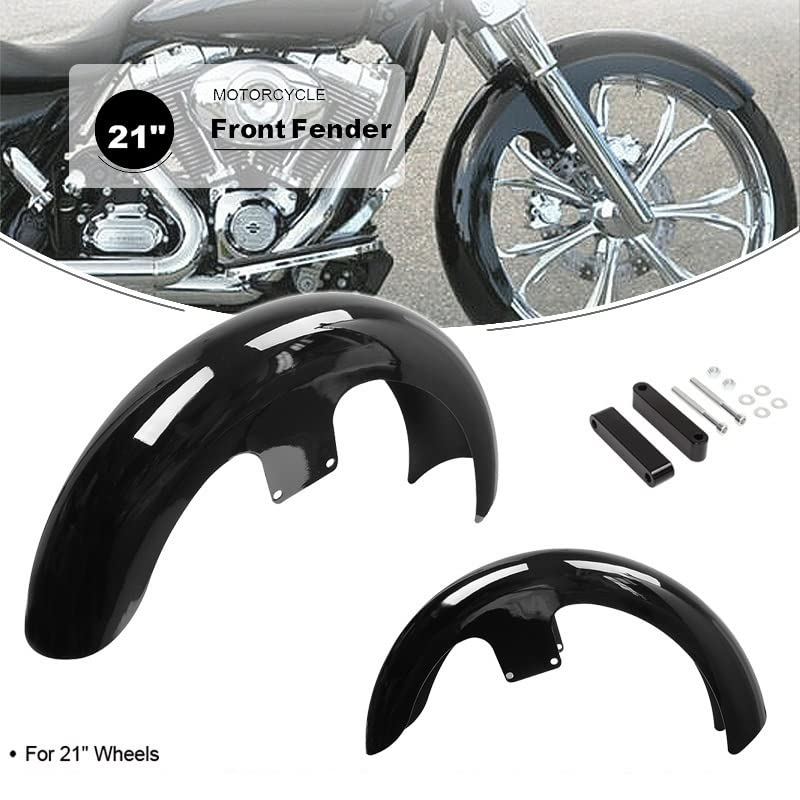 Garde-Boue 21" Wrap Noir Moto Solution Projections Routières - 2