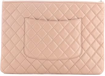Pre-Loved O Case Clutch Large, Neutral