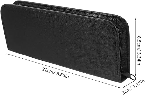 Miniatura 2 de 1 pieza de tijera bolsa bolsa pu rack salonblack compacto profesional cuero almacenamiento peluquería uso peluquería uso peluquero hogar tijeras