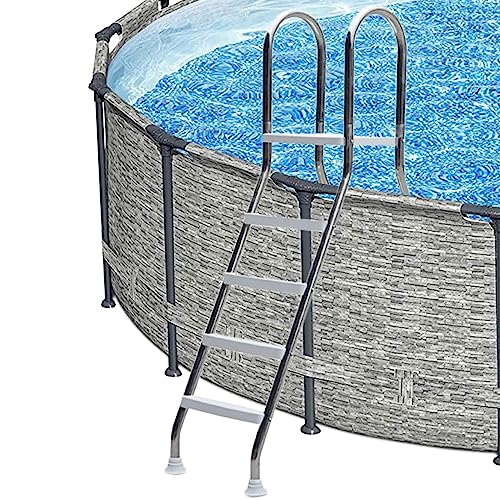 Escalera para Piscina 4 Peldaños Acero Inoxidable 304