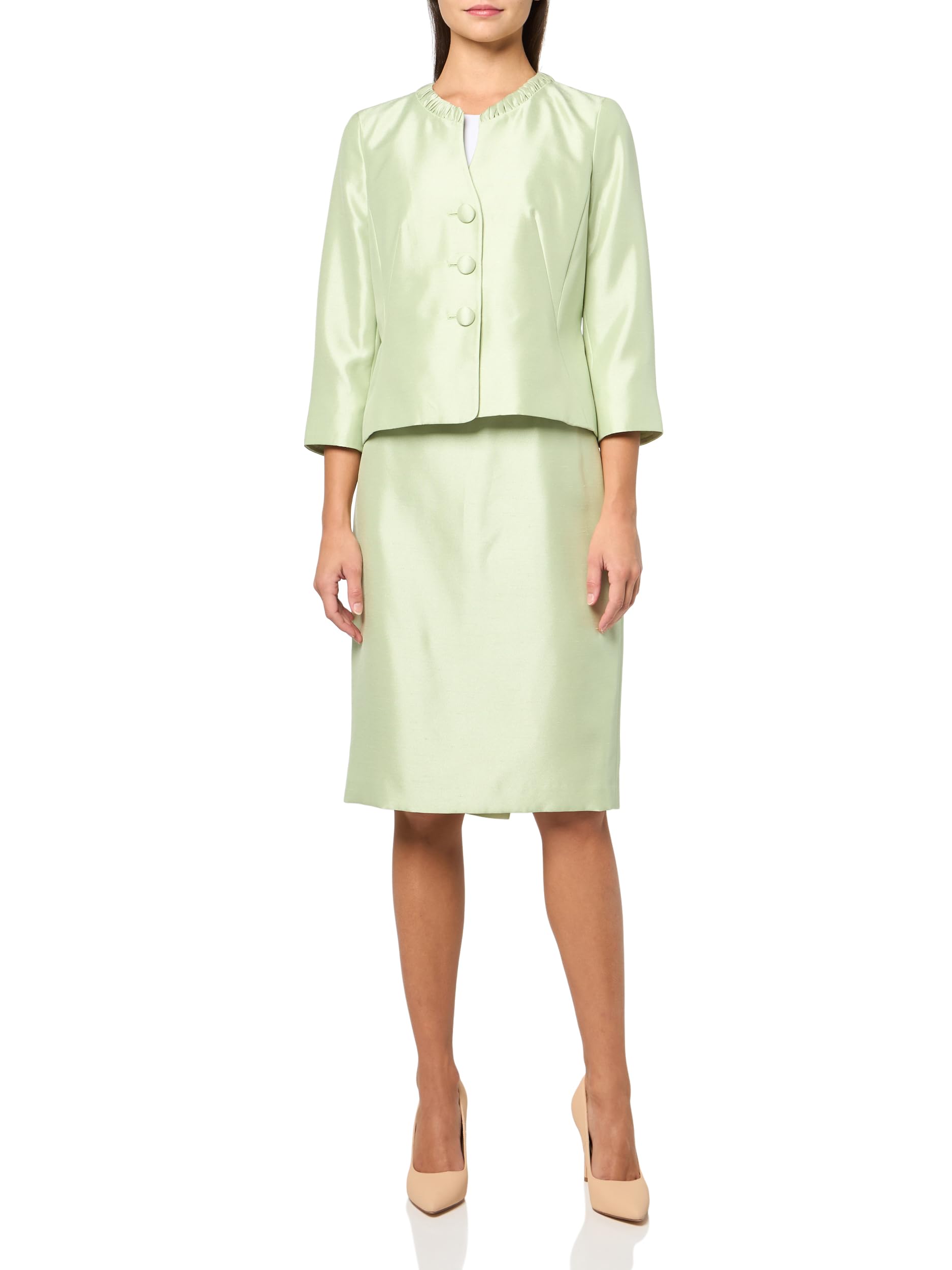 Le Suit Womens Jacket Skirt Suit