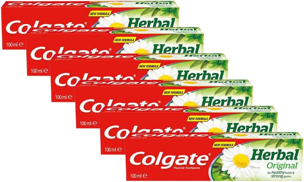 Colgate Toothpaste Herbal Original | Pack of 6 x 100ml