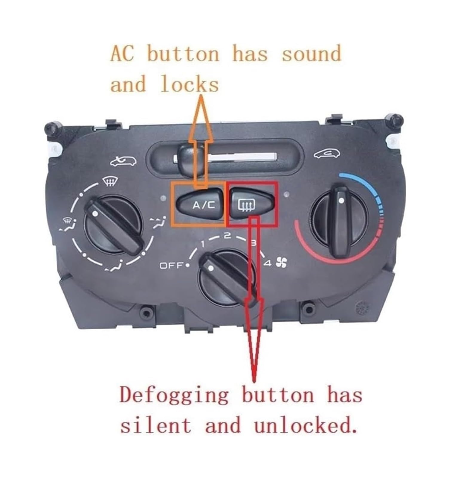 Controllo Clima Pannello Aria A/C Pannello Riscaldatore Climatizzatore Assy Interruttori Con Interruttore Per Peugeot 206 207 307 9624675377 X666633H