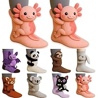 Genérico Calcetines divertidos Animales 3D Calcetines Tejer Adulto Niño Calcetín Dibujos Animados Fantasía Boca Grande Regalo Creativo de Animales 13