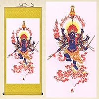 Amazon｜掛け軸／掛軸 烏枢沙摩明王/トイレの神様 うすさま明王