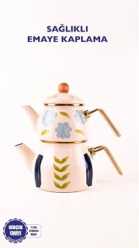 Bloom Enamel Teapot