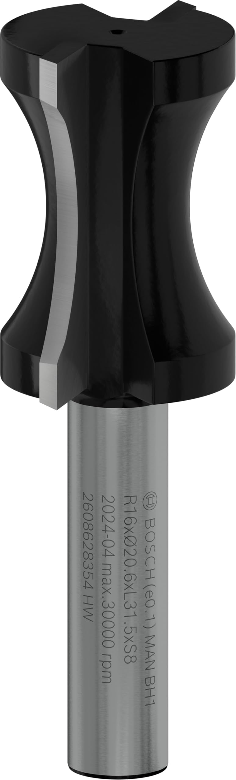 Bosch 2608628354 aksesuarı Flachstabfraeser 8 mm, R1 18,3 mm, D 20,6 mm, L 32 mm, G 63,5 mm