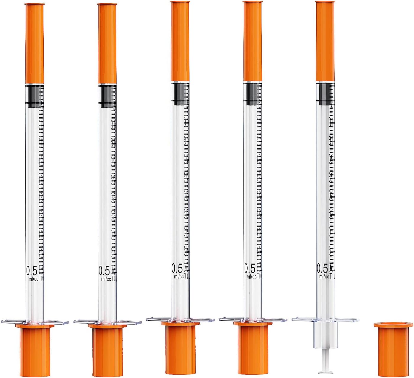 0.5ml/cc Syringe U-100 30G 5/16" (8mm) , 25/Box