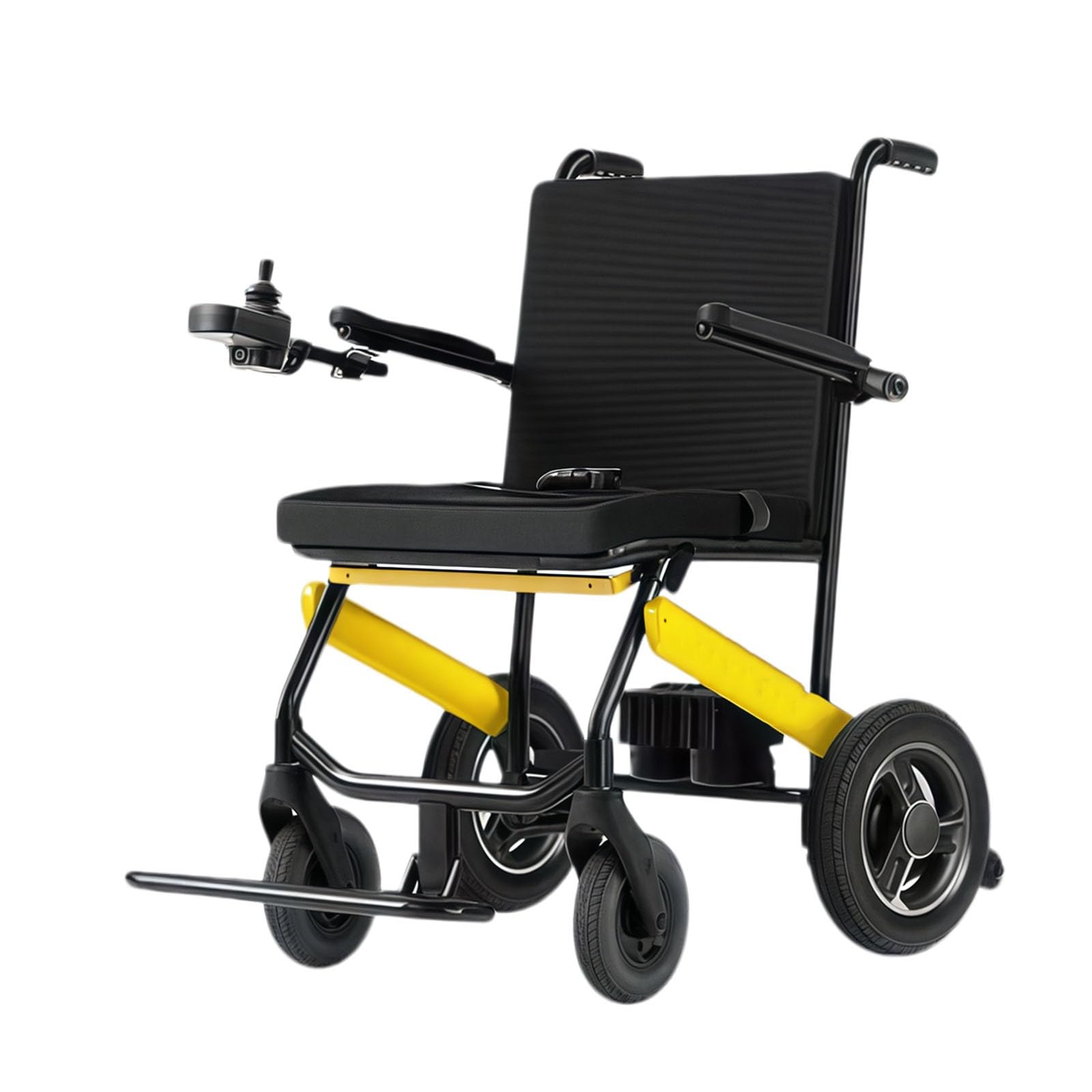 Carrozzina Elettrica Per Adulti, Leggera E Pieghevole, Portata 100 Kg, Telaio In Fibra Di Carbonio — Ideale Per Persone Con Disabilità E Anziani.