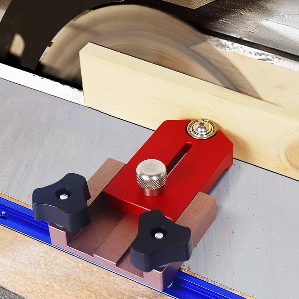 Buy Adjustable Sliding Roller Thin Rip Jig Feather Board Featherboards