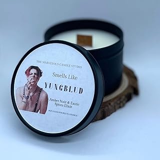 Smells Like YUNGBLUD | Indie Culture Gifts | Celebrity Candles | Vegan Candles| Funny Novelty Pop Culture Gift | Celebrity Candle | 4oz