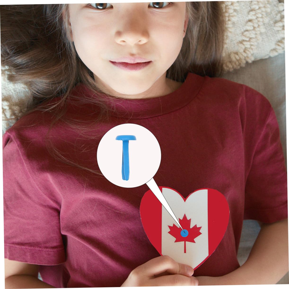 ERINGOGO Boys and Girls DIY Nails 240pcs Mini Claw Brads Craft Brads Perfect for Art Projects Decorations Random Color