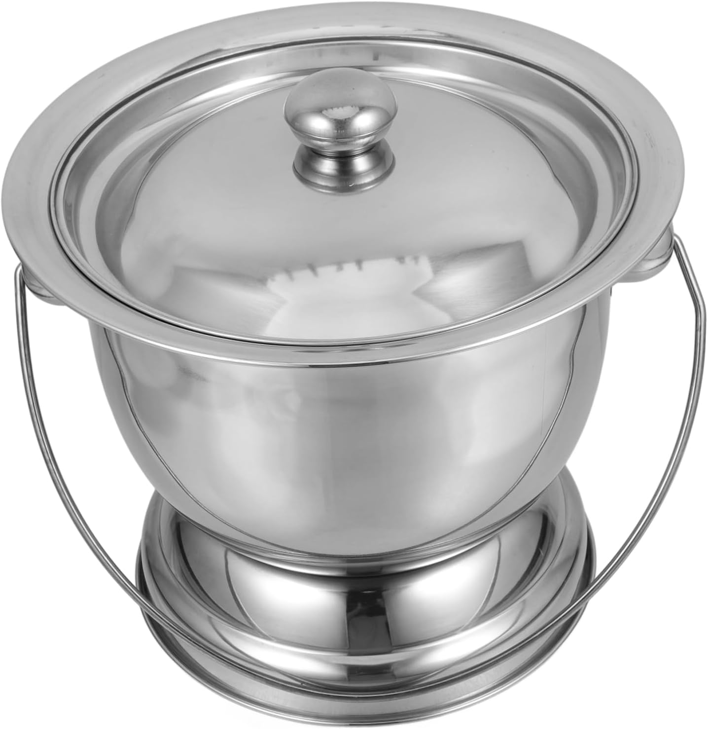 Stainless Steel Urinal Boys and Girls Potty Training Toilet Portable Adults Spittoon Easy Clean Night Urine Pot for Camping