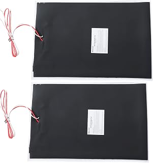 12" x 18" 12V RV Holading Tank Heater Pad, 2Pack RV Water Tank Heating Pad with Automatic Thermostat, use for RV Fresh Water | Grey Water | Black Water Tank, 12Volts DC