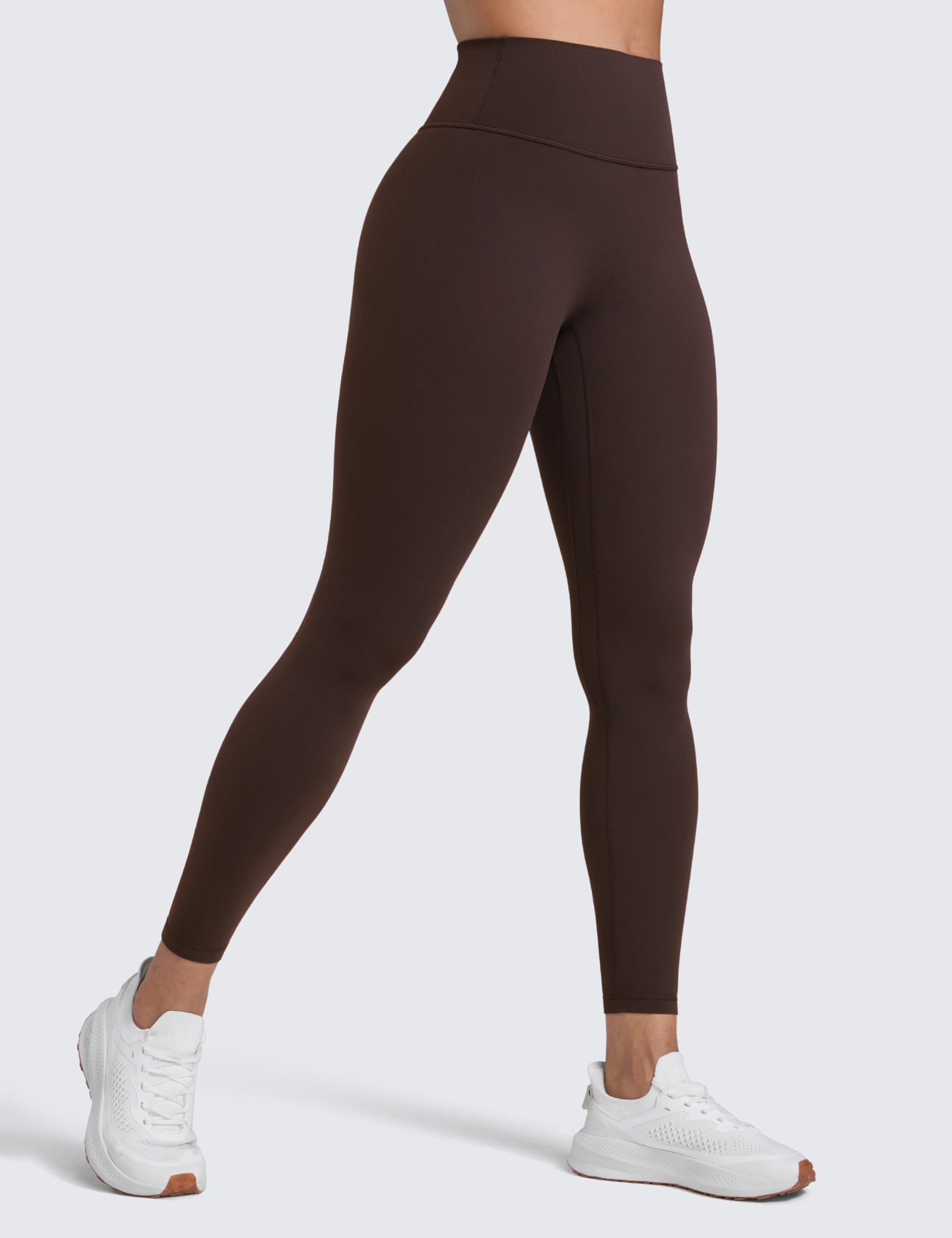 CRZ YOGA Donna Butterlift Yoga Leggings Sollevamento del Sedere 64cm - Nessuna Cucitura Frontale A Vita Alta