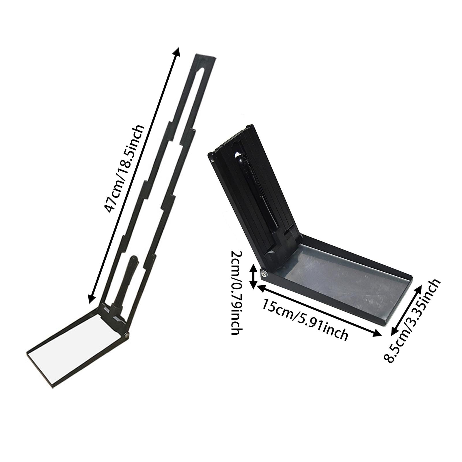 Espejo Retrovisor Plegable para Inspección de Bajos de Vehículos, Ideal para Camiones Profesionales.