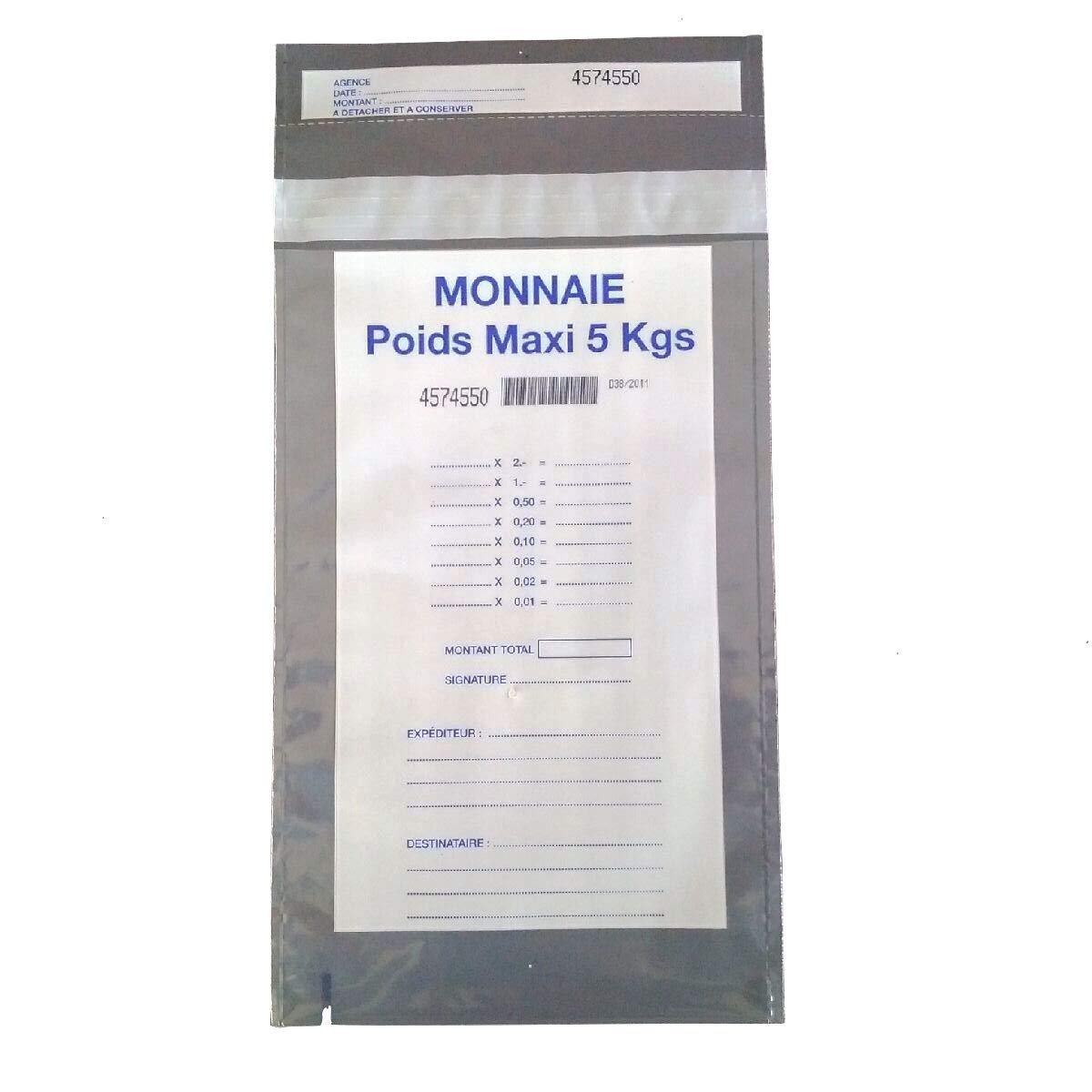 Monetic PSP180 - Buste di sicurezza monouso trasparenti e autoadesive per il trasporto di parti, 180 x 300 mm, 100 pezzi
