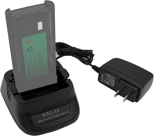 Miniatura 3 de KNB-45L Cargador de batería para Kenwood compatible con batería de iones de litio NI-MH KSC-43 Cargador de batería de radio rápido para KNB-63L