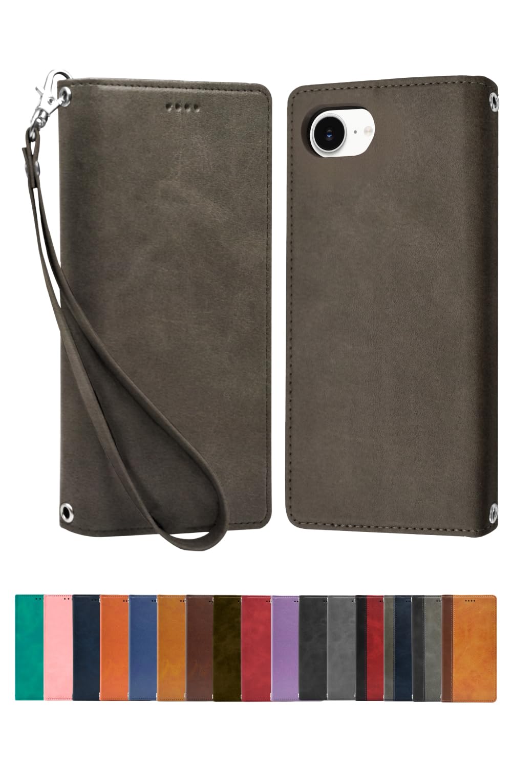 Amazon.co.jp: シズカウィル iPhone 16e ケース カバー 手帳型 本革調