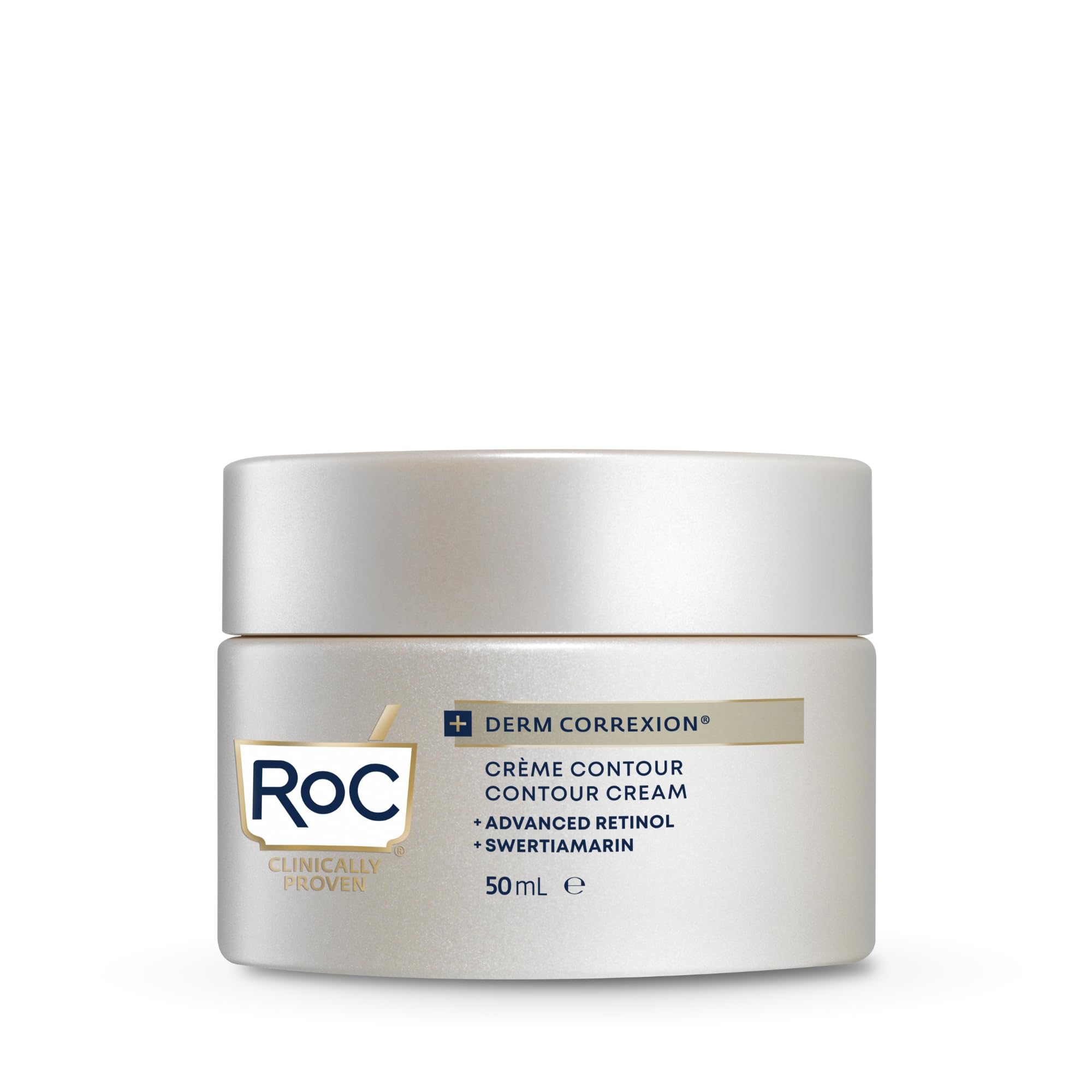 RoC Derm Correxion Contour Cream, con Retinolo e Swertiamarin, 50 mL