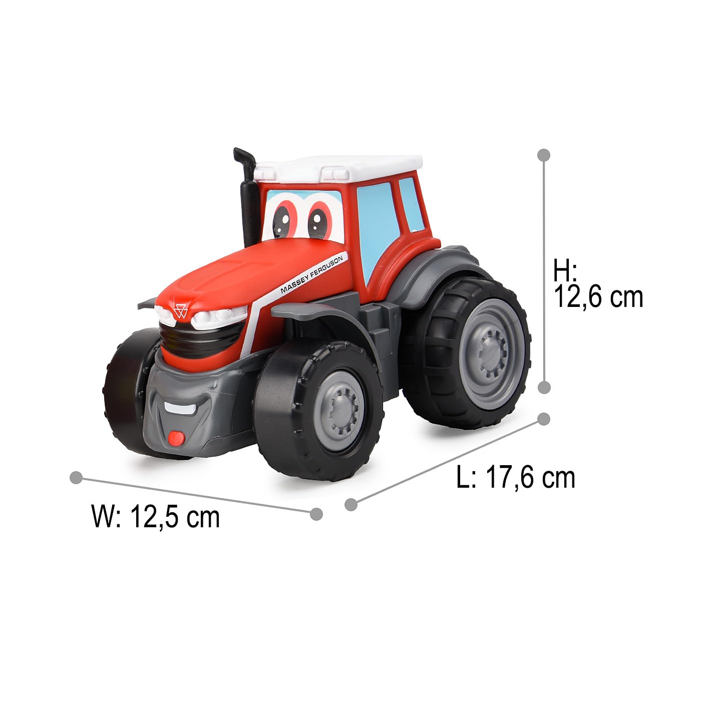 JAMARA Tractor RC Massey Ferguson 8S.285 1:16 – 2.4 GHz Con Sonido Realista, Luces LED Y Enganche Para Accesorios