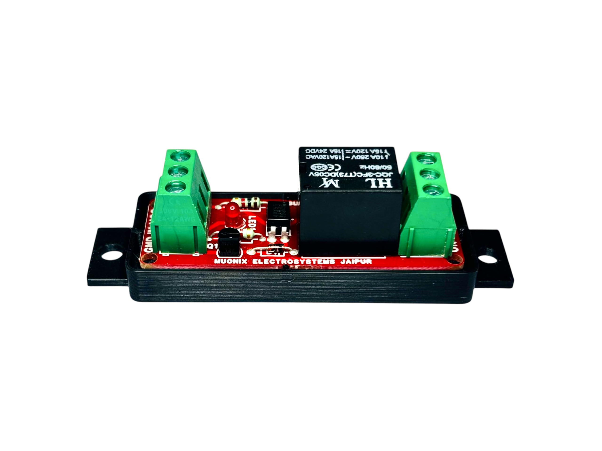 1 Channel Relay Module 5V 10A with Enclosure Lead-Free PCB Opto-Isolated Industrial Grade TH | Muonix Electrosystems LLP | Made in INDIA-image-0