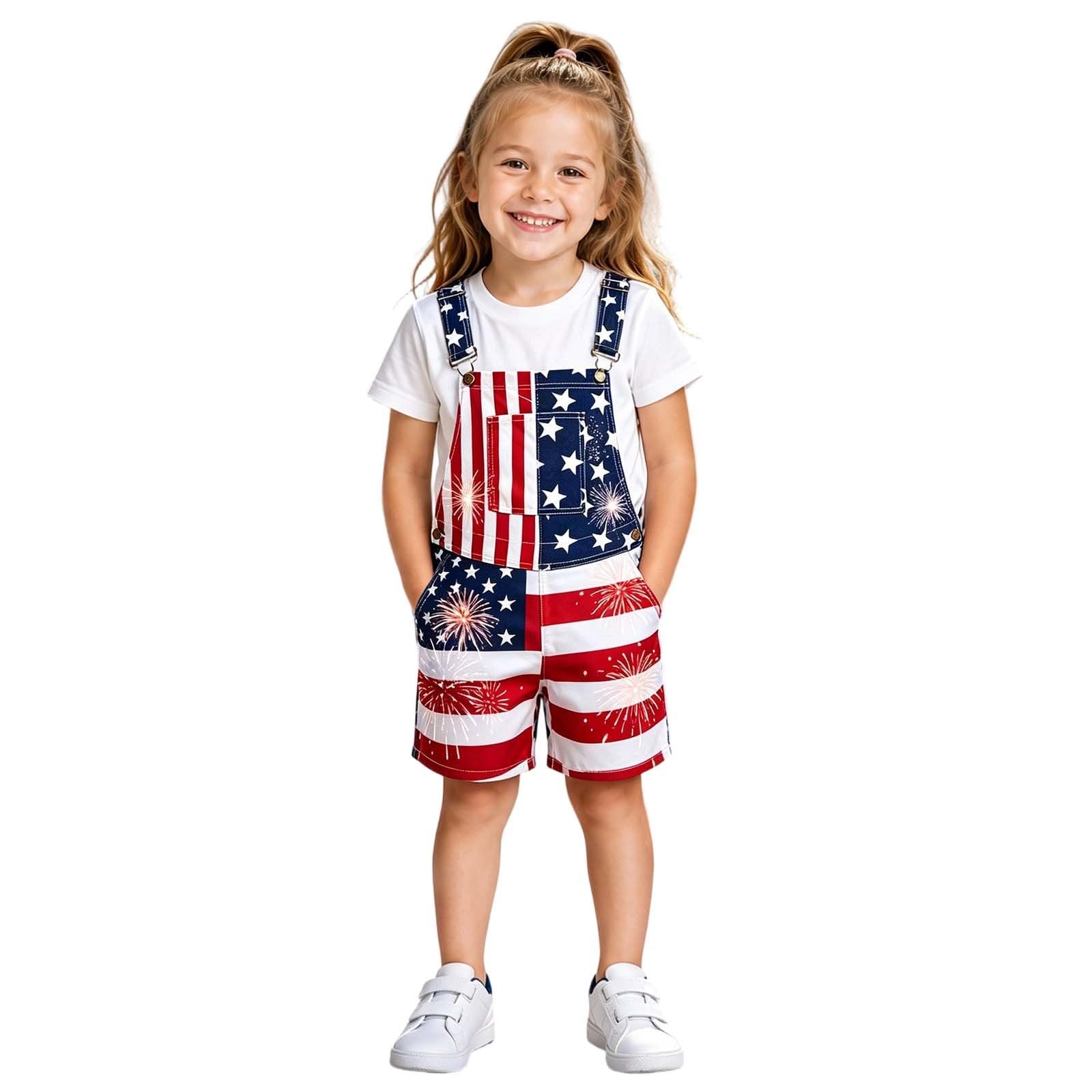 Pantalones cortos de EE. UU. transpirables para desfiles infantiles 5