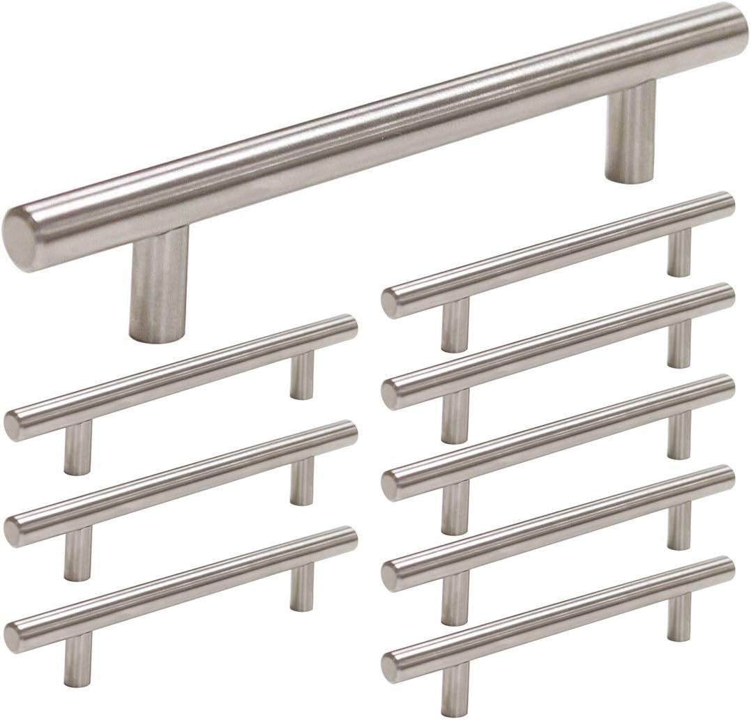 homdiy 10Pack 5in Handles Brushed Nickel Pulls