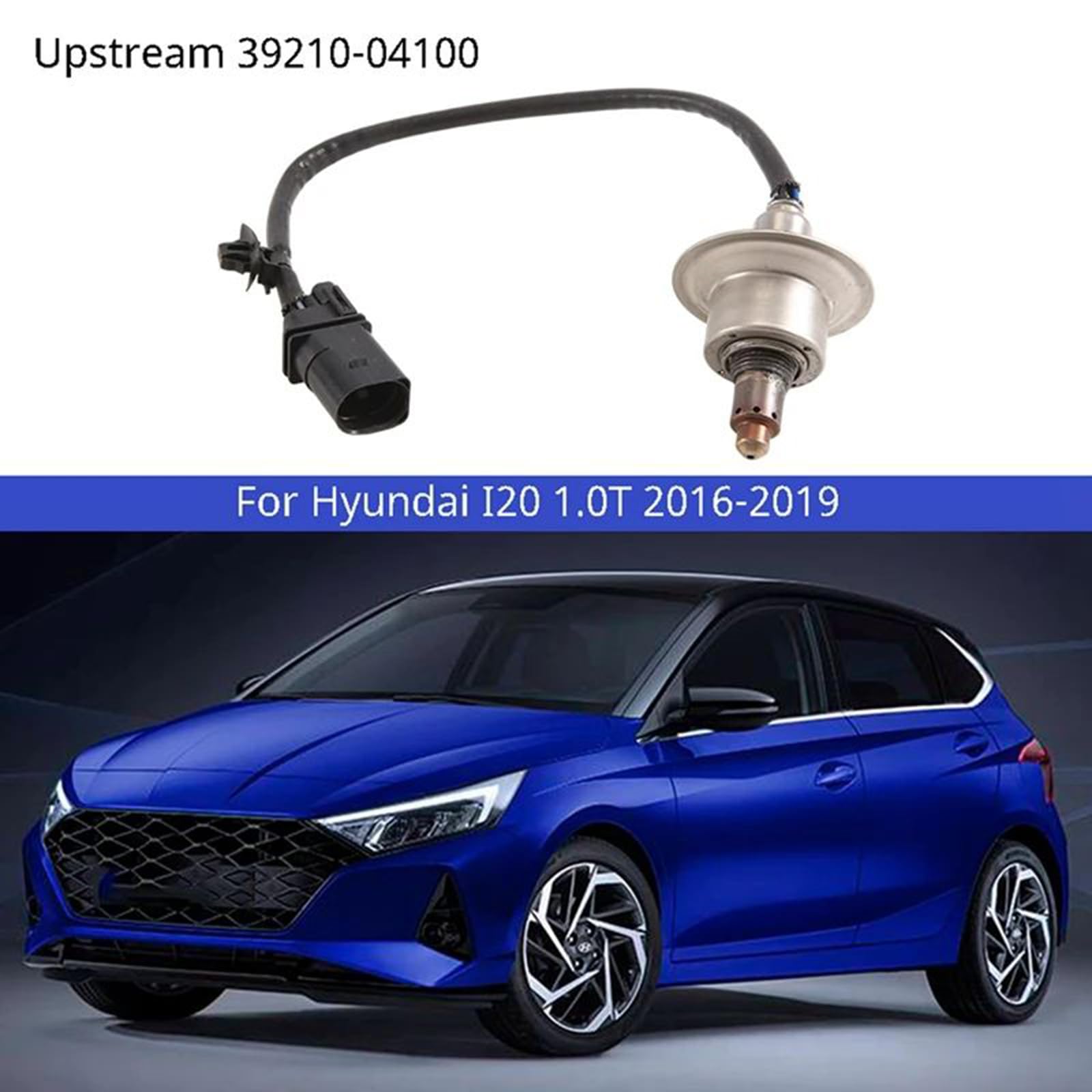 Sensore dell'ossigeno per Hyundai I20 1.0T 2016-2019 1 Pezzo Sensore di Ossigeno a Monte Sensore dell'Aria Numero Parte: 39210-04100 3921004100 ABS+Metallo