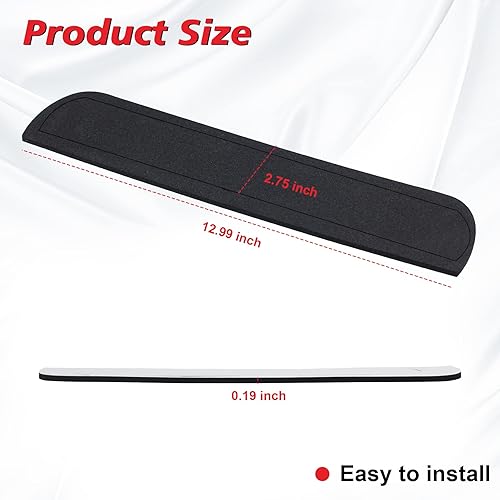 Miniatura 5 de HERCOO 3 tercera junta de luz de freno compatible con Ford F150 2009 a 2014 montaje de lámpara de tope de montaje alto, adhesivo de una sola cara